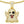Load image into Gallery viewer, Ghost Pendant with 14K Gold Plated Rope Chain
