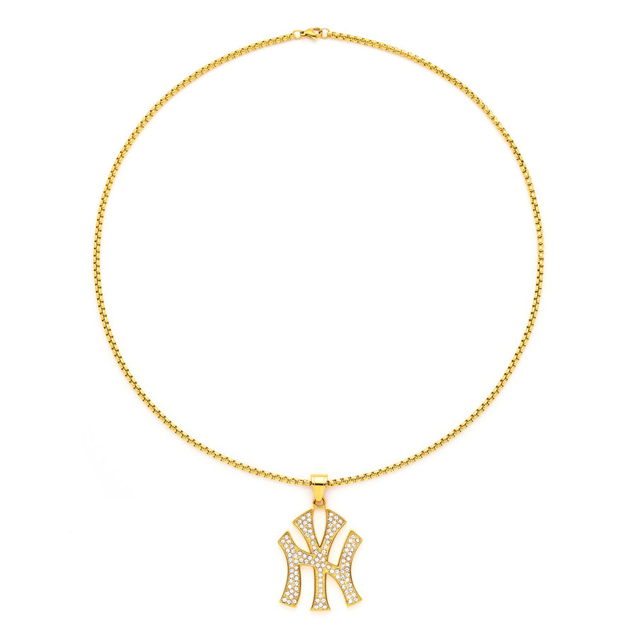 NYC Pendant with 14K Gold Plated Chain