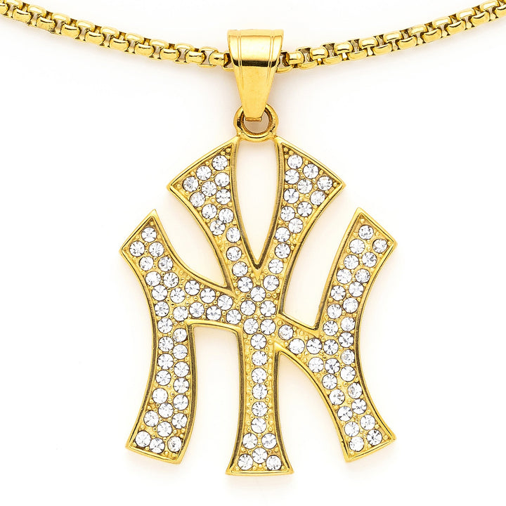NYC Pendant with 14K Gold Plated Chain
