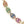 Load image into Gallery viewer, Rainbow Iced Out Link, 14K Gold Plated
