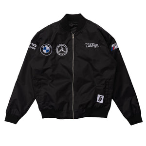 ClubForeign Deutscher Club Bomber Racing Jacket, Black