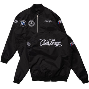 ClubForeign Deutscher Club Bomber Racing Jacket, Black