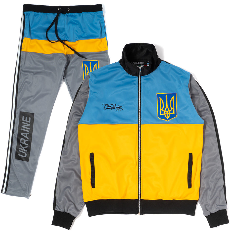 ClubForeign Tracksuit Ukraine Jacket and Jogger Pants TRB