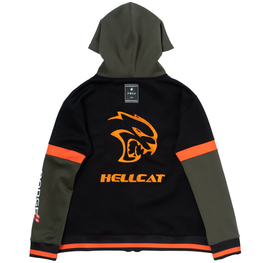 Dodge Hellcat Tracksuit with Hoodie, Olive