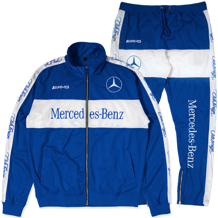 ClubForeign Tracksuit For Men Jacket and Pants "Merc" BLue