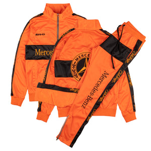 ClubForeign Tracksuit For Men Jacket and Pants "Merc" Orange