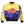 Load image into Gallery viewer, Posh &quot;GatoRacing&quot; Two Tone Satin Racing Jacket Yellow Purple - Trends Society
