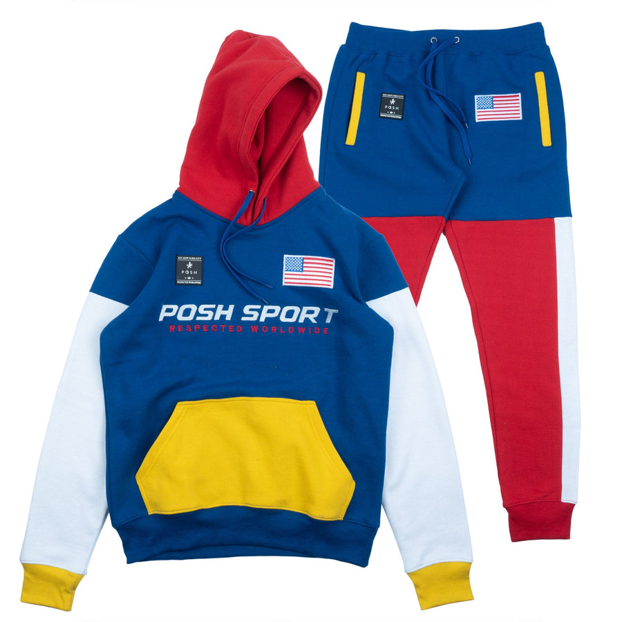 Posh Sport Sweatsuit Red Hood