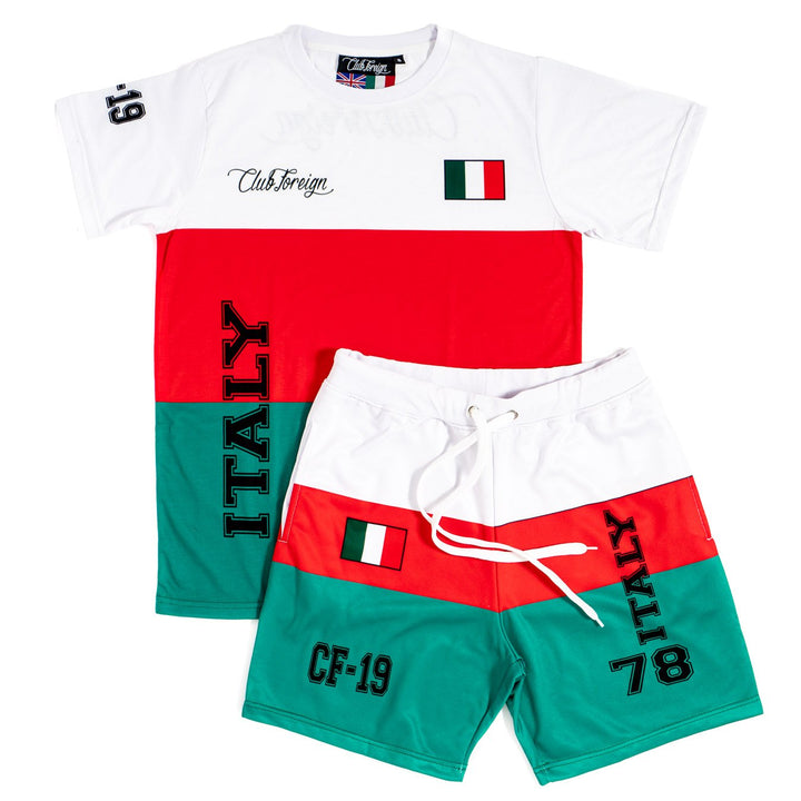 Club Foreign T-shirt and Shorts Set Italy